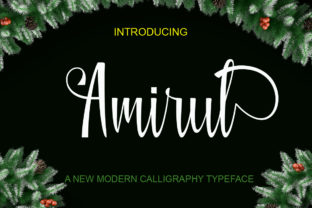 Amirul: A Playful Handwritten Typeface for Editorial Design