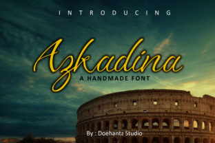 Azkadina: The Elegant Script Font for Modern Digital Branding