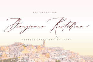 Buongiorno Rastellino: A Graceful Script Font for Handmade Branding