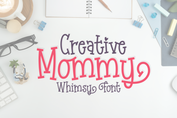 Creative Mommy: A Whimsical Serif Font for Handmade Branding