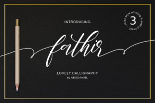 Fathir Handwritten Font: A Brush Pen Touch for Handmade Brands