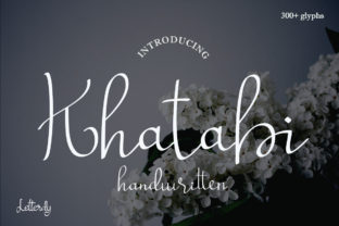 Khatabi Typeface: A Handwritten Script for Standout Brand Identity
