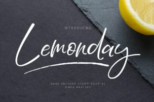 Lemonday: A Handwritten Typeface for Authentic Editorial Design