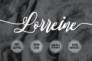 Lorreine: A Playful Handwritten Typeface for Editorial Design