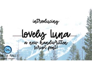 Lovely Luna Review: A Playful Script Font for Cheerful Brand Identities