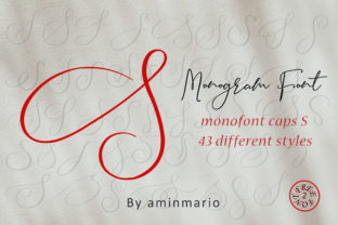 Monogram S Monofont Caps S: A Handwritten Accent for Editorial Design