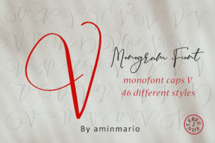 Monogram V Monofont Caps V: A Refined Typeface for Editorial Design