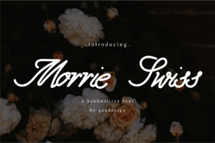 Morrie Swiss: A Handwritten Typeface for Authentic Brand Identity