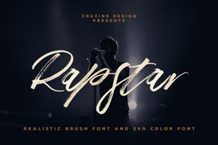 Rapstar: A Bold Handwritten Typeface for Dynamic Brand Identity