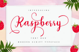 Raspberry Duo: A Sweet Typeface for Handmade Brand Identity