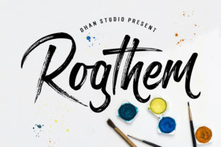 Rogthem: The Urban Brush Typeface for Bold Web Design