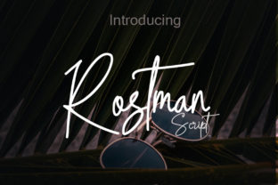 Rostman: A Modern Handwritten Typeface for Digital Branding