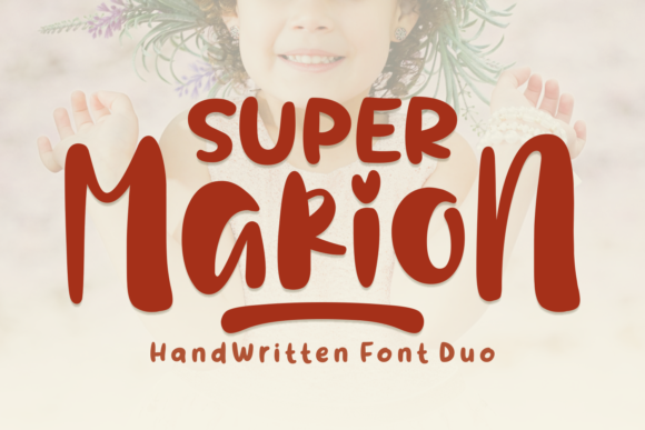 Super Marion Duo: A Handwritten Font for Crafters and Sellers