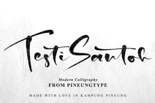 Testo Santoh: The Script Typeface That Elevates Small Business Branding