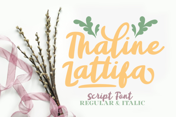 Thaline Lattifa: Elevating Digital Brand Identity with Script Typography