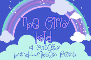The Girly Kid: A Handwritten Font for Playful Editorial Design