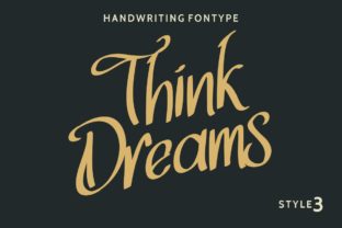 Think Dreams Typeface Review for Handmade Branding