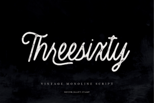 Threesixty Typeface: Bold Script for Consistent Brand Identity