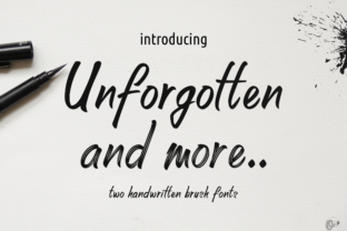 Unforgotten: A Handwritten Font for Authentic Editorial Design